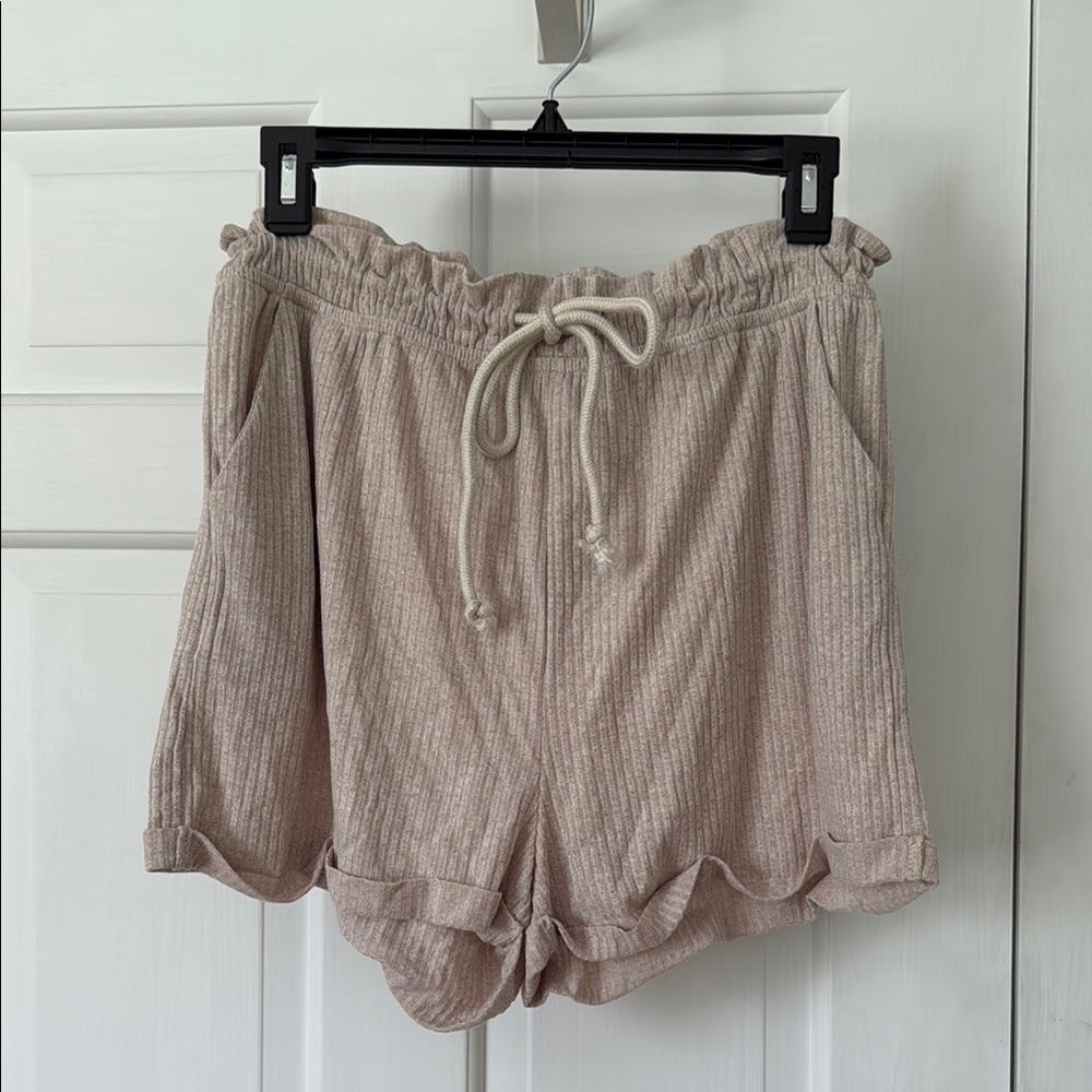 Princess Polly Tan High Waist Shorts